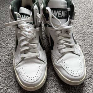SWEET VINTAGE CONVERSE WEAPON CELTICS GREEN/WHITE BASKETBALL SHOES MEN'S SZ US10
